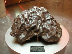 An iron meteorite found near Tamentit, Algeria in 1864.