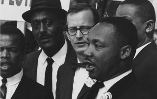 Martin Luther King Jr. at a civil rights march