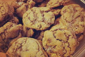 Hot chocolate cookies