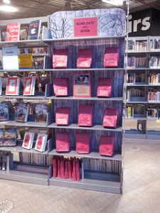 Blind date book shelf