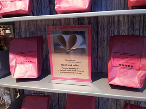 Blind date book sign