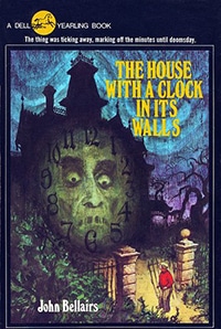 house with a clock in its walls cover