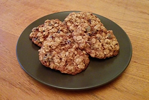 Oatmeal craisin cookies