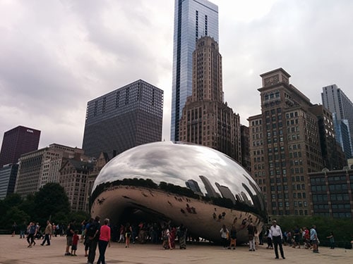 Chicago's Cloud Gate sculpture