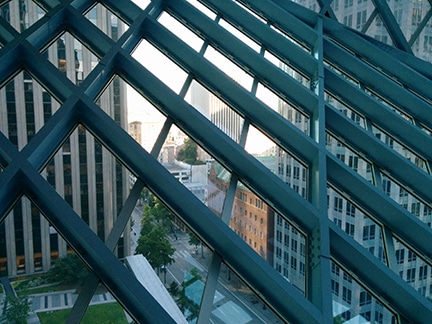 Atrium view at Seattle Central Library