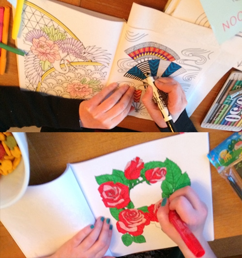 Coloring book pages