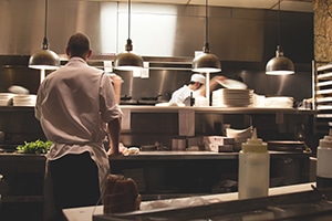 Restaurant kitchen