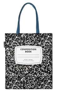 Composition notebook tote