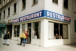 Monk's Restaurant on the show, Tom's Restaurant in Upper West Side Manhattan in real life. 