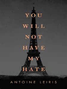 You WIll Not Have My Hate book cover