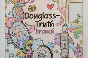 Douglass-Truth coloring page from the Seattle Public Library