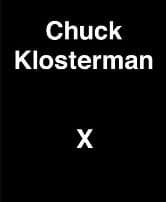 Klosterman X cover
